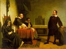 Galileo facing the Roman Inquisition - Cristiano Banti 1857